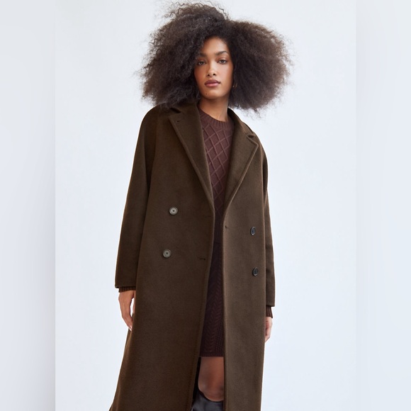 ARITZIA THE SLOUCH COAT BURNT CEDAR SIZE M - Picture 2 of 3